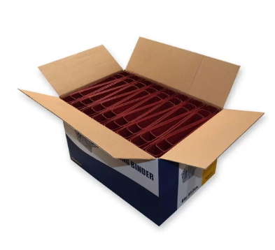 Pack of 48 2-Ring Polypropylene A4 Binder Maroon