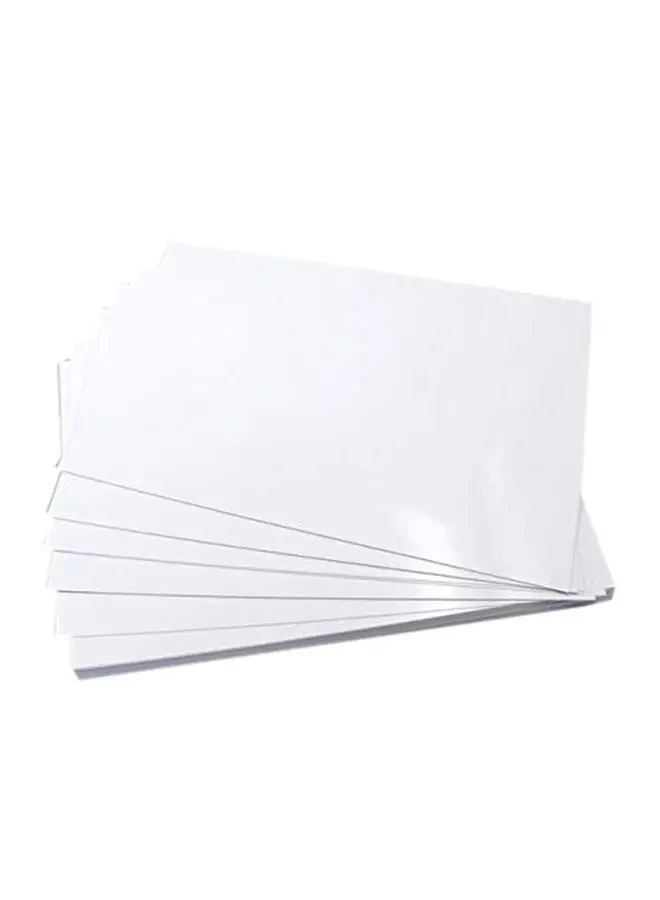 Jojo 50 Sheets High Glossy Sticky Photo Graphic Waterproof Paper A4