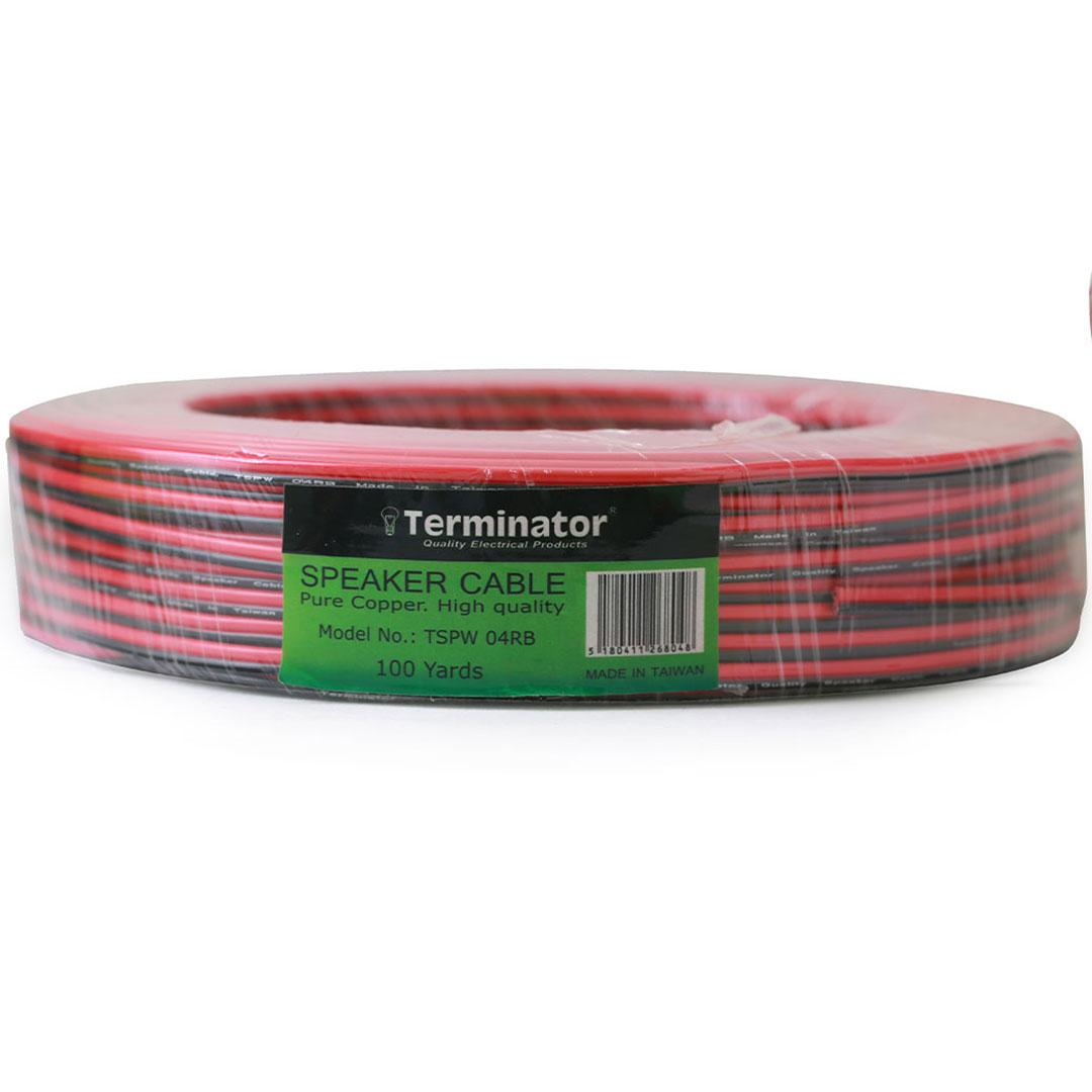 Speaker Cable Red & Black (26/0.12MM BCx2F+PVCO.D.3.1×6.2MM) (Taiwan)