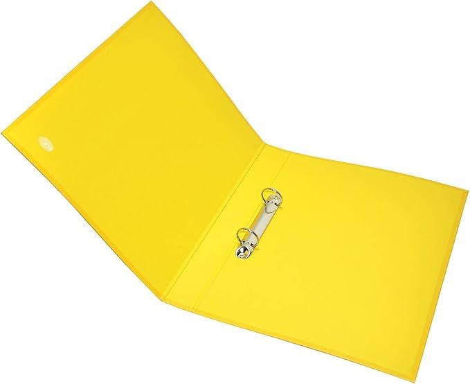 Fis Polypropylene A4 Ring Binders, Assorted Colors