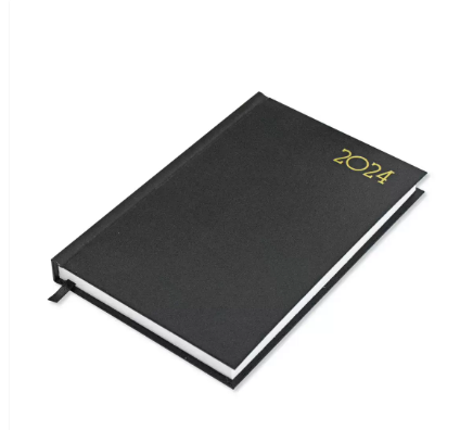 FIS A5 Diary 2024 Black (French) - FSDI29FR24BK