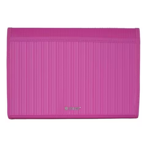 Maxi Expanding File With String A4 Size 13 Tab Pink