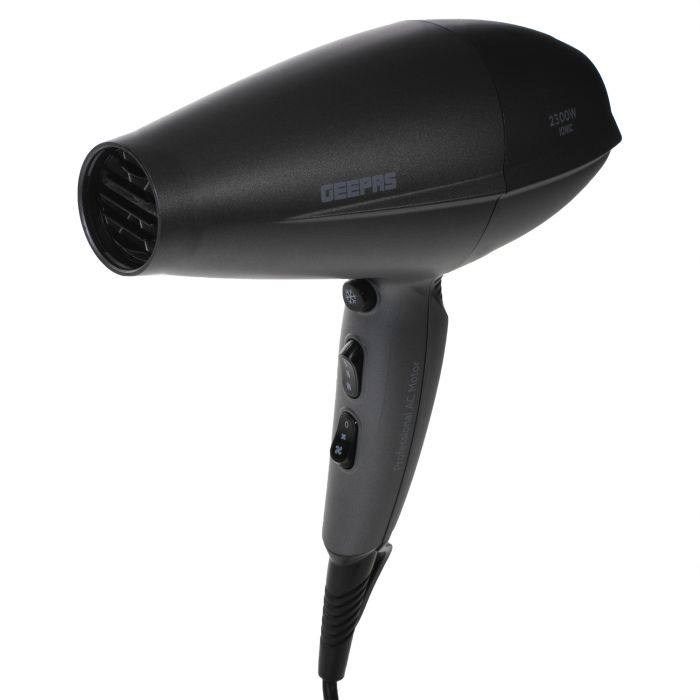 Geepas GHD86021UK 2300 Watt Powerful Hair Dryer With 2-Speed And 3 Temperature Settings, Cool Shot Function, Ionic Action - 2-Years Warranty