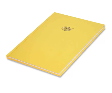 5-Piece FIS Neon Hard Cover Notebook Single Line 9X7 Inch, 100-Sheets, Gold - FSNB97N200