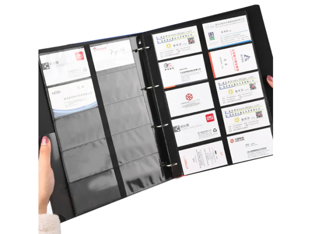 Deli 5794 Name Card Holder, A4, 600 Cards Capacity