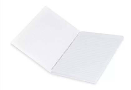 5-Piece FIS Spiral Hard Cover Notebook Single Line 9X7 Inch, 100-Sheets - FSNBS971901