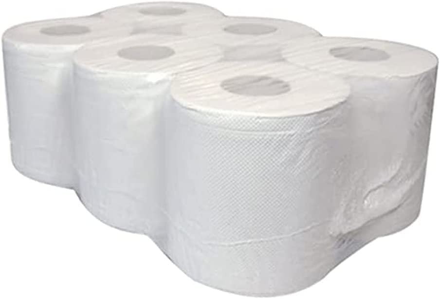 Maxi Roll Tissue Embossed Pack, 2 ply 6 Rolls/Pack