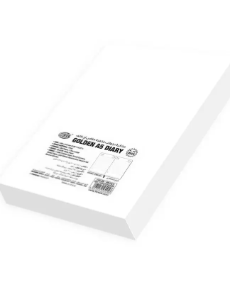 FIS Golden Diary 2023 (Arabic/English) Brown, A5 - FSDI23AEG23BR