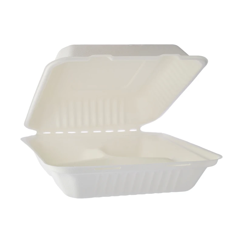 Bio degradable Lunch box in 3 compartment 5 Pieces