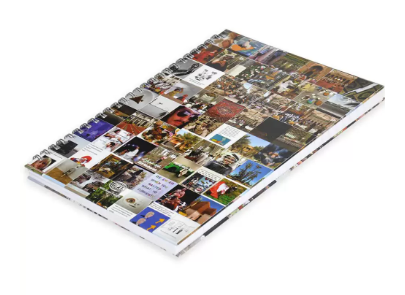 5-Piece FIS Spiral Hard Cover Notebook Single Line 9X7 Inch, 100-Sheets - FSNBS971903