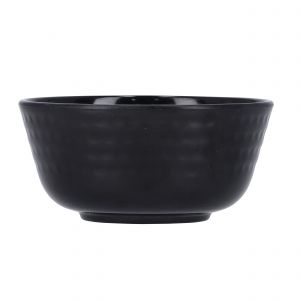 Royalford 4"Biza Round Bowl1X192 - Melamine - Black