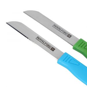 Royalford 2Pcs Kitchen Pairing Knife - Stainless Steel - Assorted