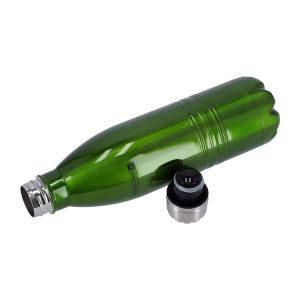 Royalford Vacuum Bottle - Stainless Steel - Green - 750 ML