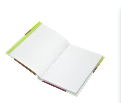 Light Hard Cover Notebook, Pack of 5 Pieces, Single Line, 10x8 Inch,100 Sheets - LINB1081804