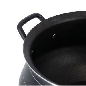 Royalford 26Cm Non Stick Handi Casserole Lid - Non-Stick - Black