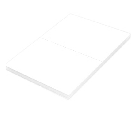 FIS Multipurpose Laser Label, Colour White, Size 210x148.5 mm (2 Stickers x 100 Sheet) A4 Size, E.U. Origin Material - FSLA2-100