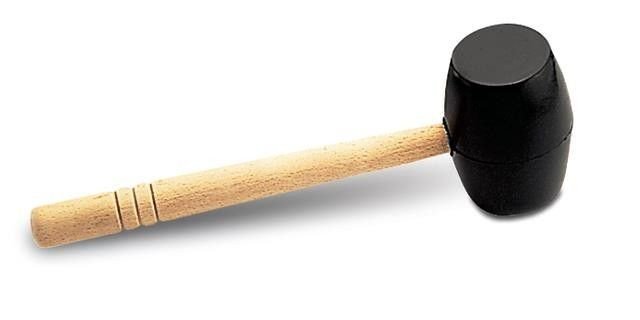 RUBI 65904 BLACK RUBBER MALLET 8.8 OZ. (250 GR.)
