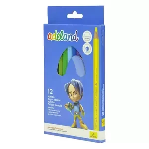 Adel Jumbo Color Pencils, Pack of 12 Colors - ALCK2119510100