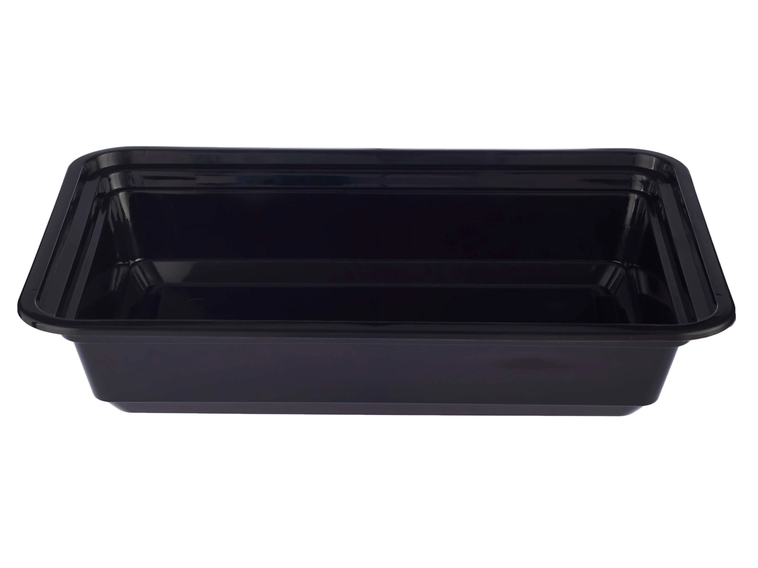 Black Base Rectangular Container
