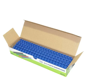 FIS Binding Rings (Plastic) - 6 mm, Box of 100 pieces (Blue Color)