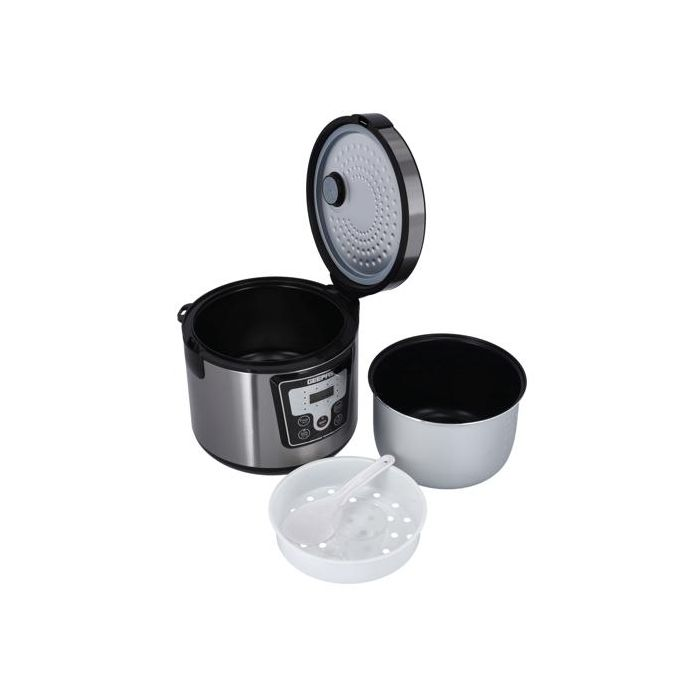 Compact & Multipurpose 1.8L, 12 Cooking Functions Digital Multi Cooker GMC35031 Geepas