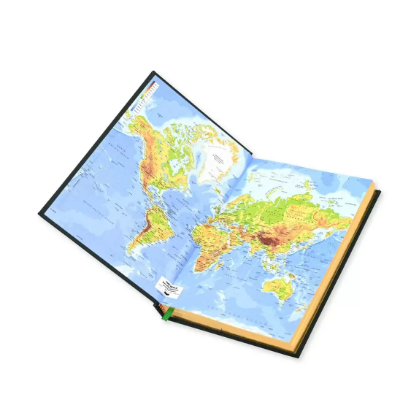 FIS Golden A5 Diary 2024 (Arabic/English) Green - FSDI26AEG24GR