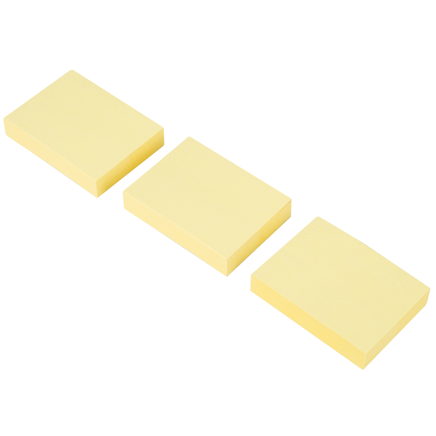 Deli EA00153 Sticky Notes, 1.5 x 2-inch, Yellow