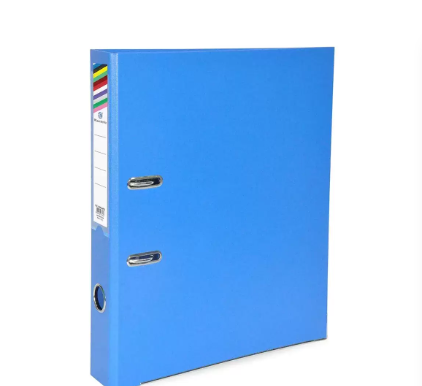 Pack of 50 Pieces Pieces A4 Lever Arch File Folder With Slide-In Plate Blue