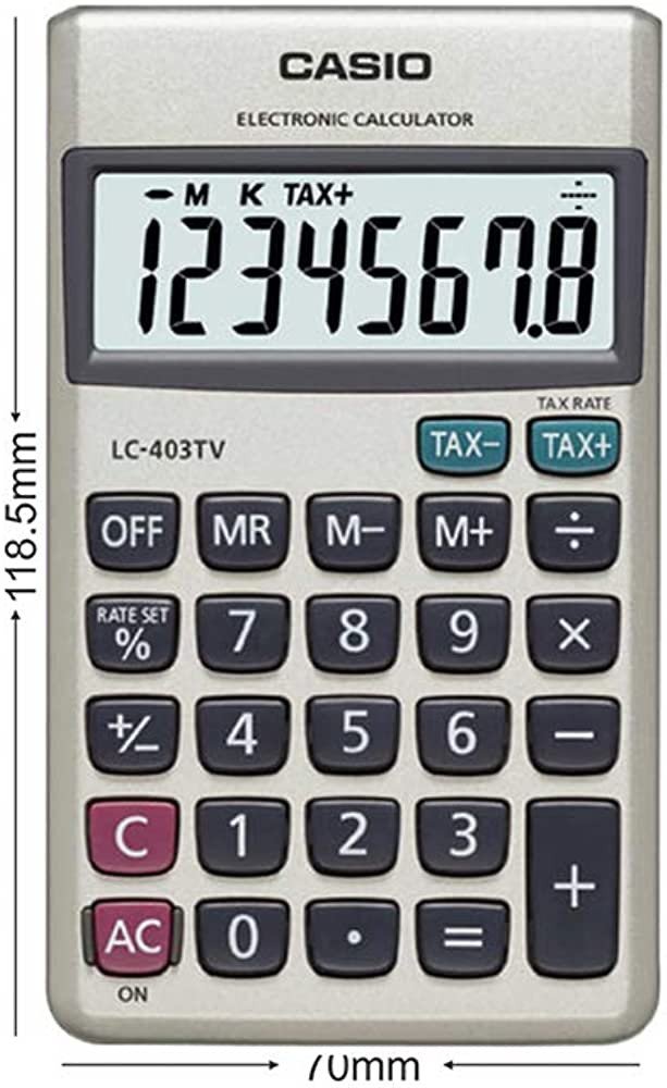 Casio LC-1000TV Portable Calculator
