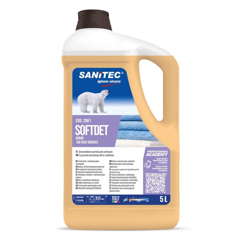 Sanitec Argan Scented Fabric Softener 5 Liter