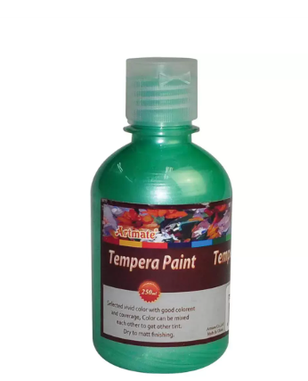 Artmate Tempera Pearl Colors (apple Green), 250 Ml