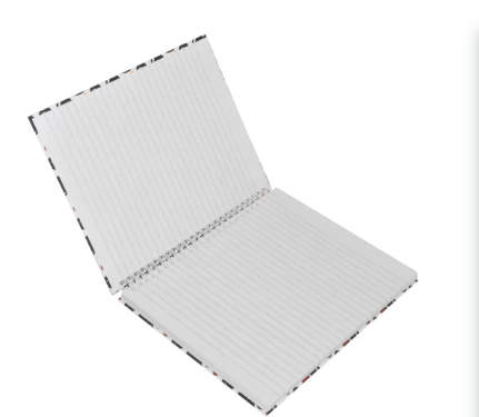LIGHT Pack of 5 Spiral Hard Cover Notebook, Single Line, 9X7 Inches (22.86 X 20.32 CM) 100 Sheets -LINBS971703