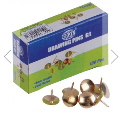 FIS PUSH PINS G1 FSDPG1 100PCS