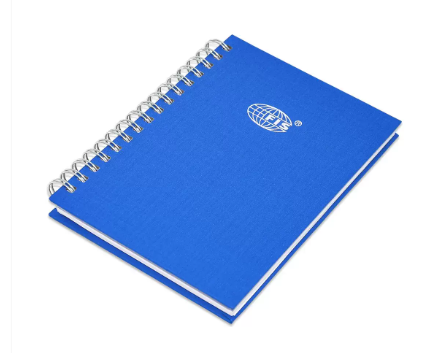 FIS Manuscript Book, Pack of 5, Size A6, 2 Quire, Plain with Spiral Binding - FSMNA62QPLSB