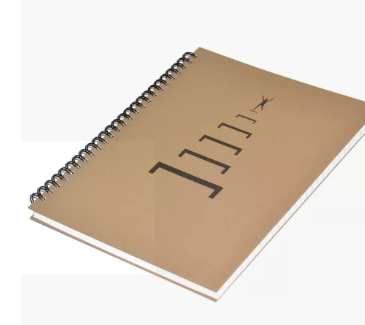 LIGHT Pack of 5 Spiral Hard Cover Note Book 100 Sheets. Size:9X7 Inches (22.86 X 20.32 CM) -LINBS971001302