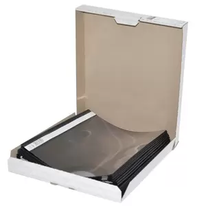 50-Piece Durable Project File, A4 Size, Black Colour - DUPG2570-01