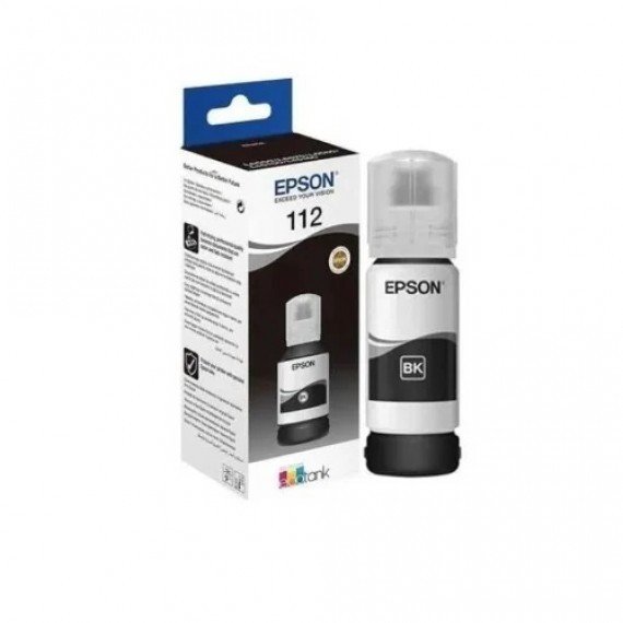 Epson EcoTank 112 Pigment Ink Bottle Black 127ml