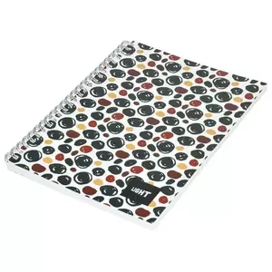 10-Piece Light Spiral Soft Cover Notebook Single Ruled (100 Sheet) A5 Size - LINBA51703S