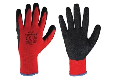 Vaultex Crinkle GPL Finish Latex Coated Gloves – 13 Grams