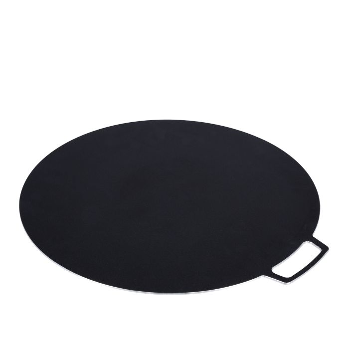 Royalford RF8448 Non Stick Tawa 40cm - 2 Coat Non Stick Coating Pan 3mm Thick With Comfortable Handle | Multiple Hob Compatible | Suitable For Crepe Chapatti Pancakes Roti Dosa Flatbread Or Naan Bread