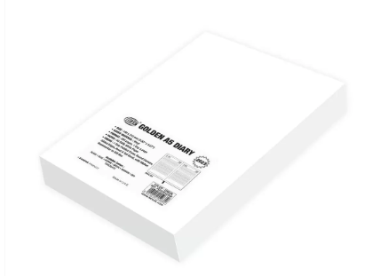 FIS Golden Diary 2023 (English) Maroon, A5 - FSDI23EG23MR