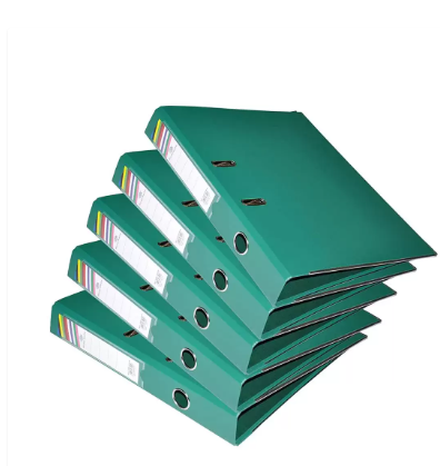 PP Lever Arch File, 4cm, F/S Size, Green, PP Origin Germany - FSBF4PGRFN10