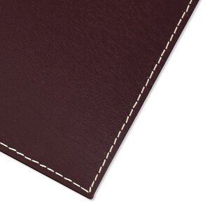 FIS MDF Desk Blotter Bonded Leather Cover Material, Size 26X37 cm-Color: Burgundy- FSDKMDF263724BU