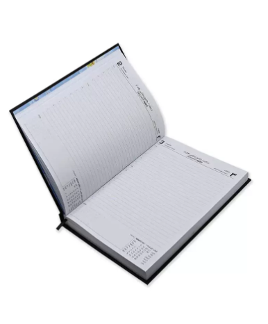 FIS 2023 Executive Diary (Arabic/English) Vinyl Hard Cover Black - FSDI88AEN23BK