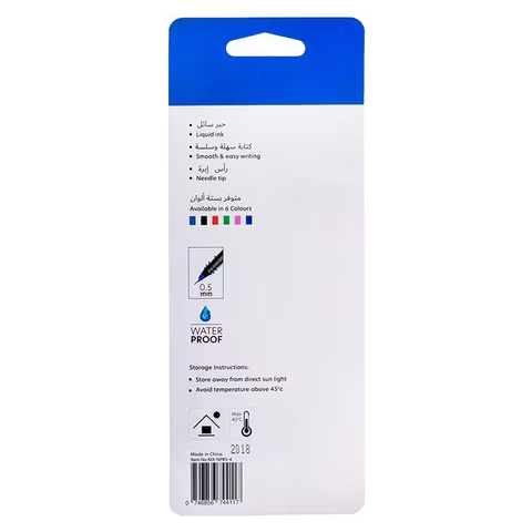 Maxi Needle Tip Roller Pen 0.5mm Multicolour 4