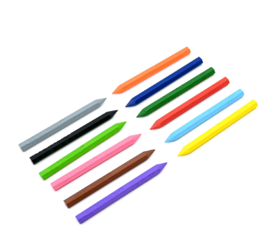 Nova Color Crayons Set Of 12 Colors (Blue,Green,Yellow,Red,Brown,Light Green,Light Blue,Purple, Orange,Black, Pink And Grey) -KRCRNC-1112