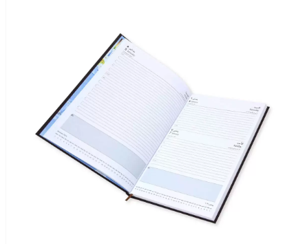 FIS A4 Diary 2024 Arabic/English (Saturday & Sunday Combined) Chocolate - FSDI47AE24CH