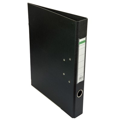 PVC Box File Black Narrow 2"