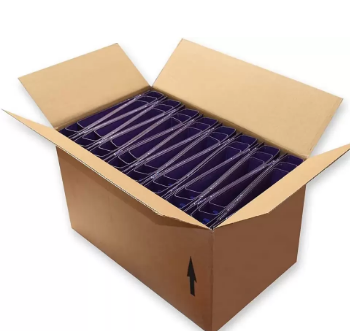 Pack of 48 Printed A4 Presentation Ring Binder Purple/Orange/Grey