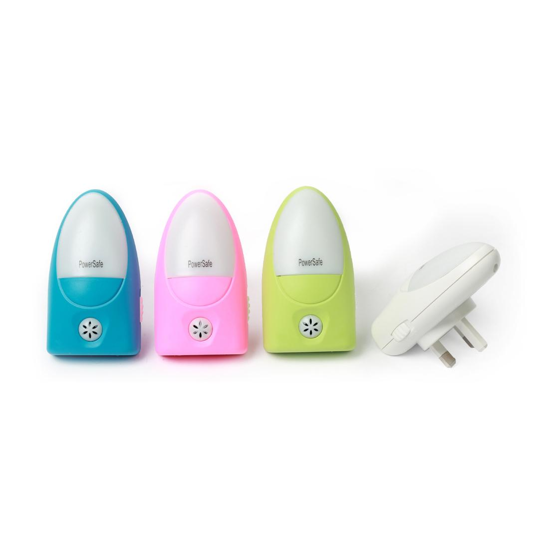 Night Light 3 LED 1W Assorted colors With Switch